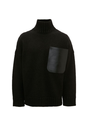 Jw Anderson Knitted Pocket-Detail Sweater