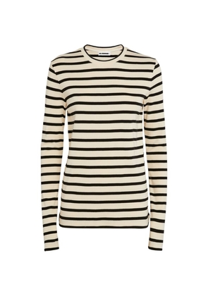 Jil Sander Striped Long-Sleeved T-Shirt