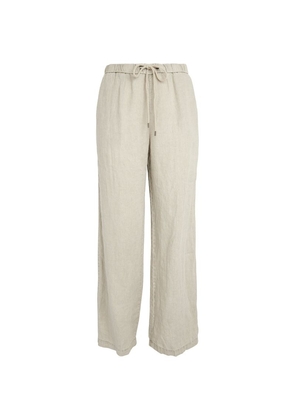 James Perse Linen Straight Trousers
