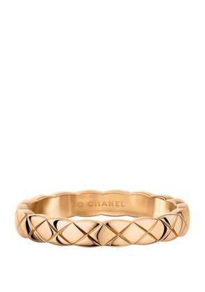 Chanel Beige Gold Coco Crush Ring