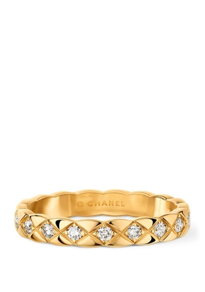 Chanel Yellow Gold And Diamond Coco Crush Ring