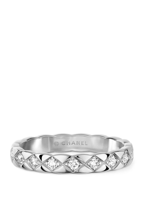 Chanel White Gold And Diamond Coco Crush Ring