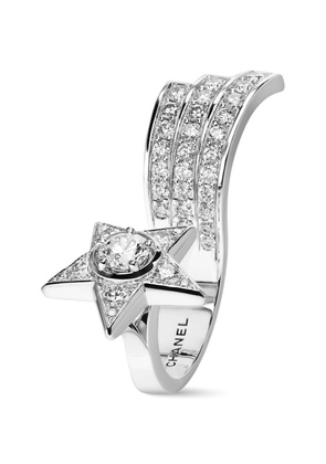 CHANEL White Gold and Diamond Comète Ring