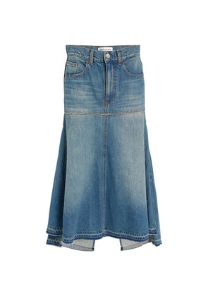 Victoria Beckham Denim Midi Skirt