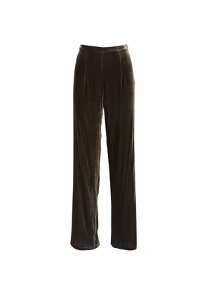 Le Kasha Silk Velvet San Polo Trousers