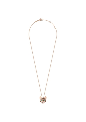 Boucheron Rose Gold, Diamond And Emerald Animaux De Coll Necklace