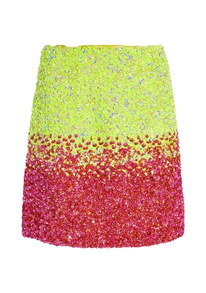 Aje Calypso Ombre Mini Skirt
