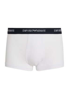 Emporio Armani Stretch-Cotton Trunks (Pack Of 3)