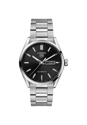 Tag Heuer Stainless Steel Carrera Watch 41Mm
