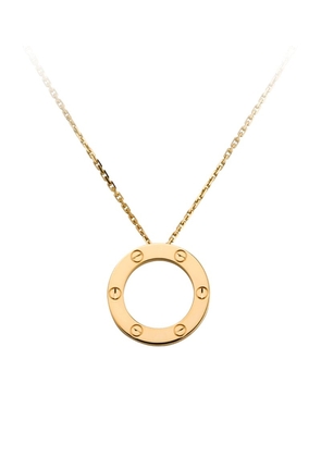 Cartier Yellow Gold Love Necklace