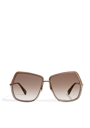 Max Mara Oversized Geometric Sunglasses