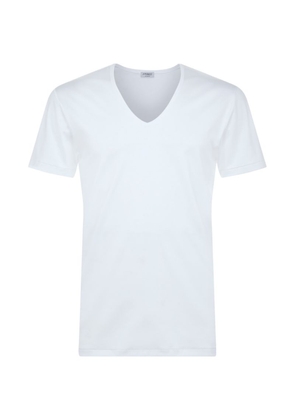 Zimmerli 286 Sea Island V-Neck T-Shirt
