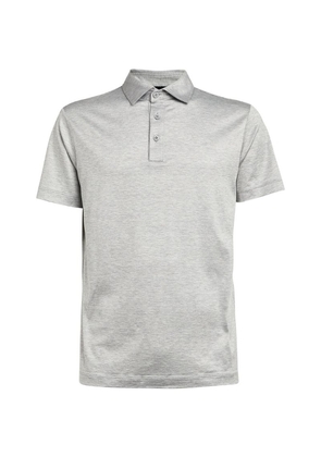 Giorgio Armani Silk-Cotton Polo Shirt