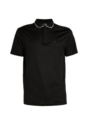 Emporio Armani Contrast-Trim Polo Shirt
