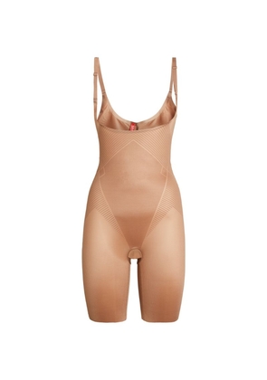 SPANX OnCore open-bust mid-thigh bodysuit
