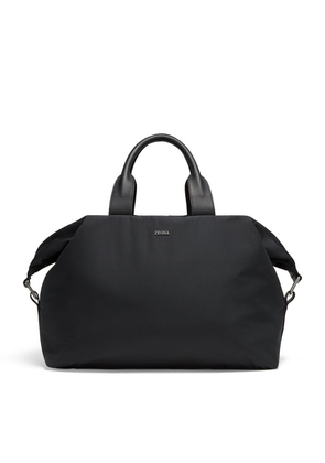 Zegna Leather-Trim Technical Fabric Holdall