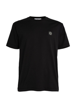 Stone Island Cotton Compass Logo T-Shirt