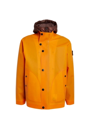 Stone Island Down-Filled Puffer Jacket with Rain Jacket