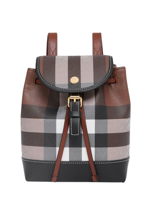 Burberry Mini Leather Check Backpack