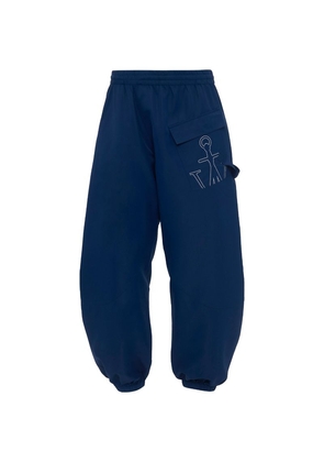Jw Anderson Anchor Logo Twisted Sweatpants