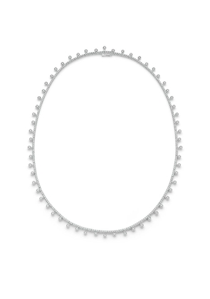 De Beers Jewellers White Gold And Diamond Dewdrop Necklace
