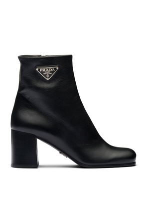 Prada Leather Ankle Boots 65