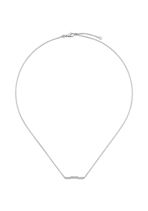 Gucci White Gold And Diamond Link To Love Necklace