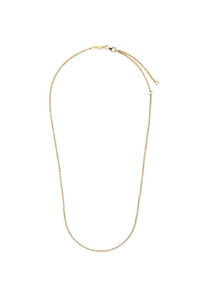 Azlee Medium Yellow Gold Cable Chain Necklace