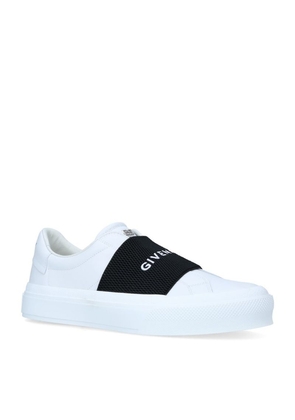 Givenchy Leather City Court Slip-On Sneakers