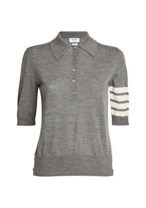 Thom Browne 4-Bar Polo Shirt