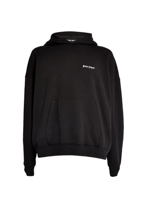 Palm Angels Embroidered Logo Hoodie