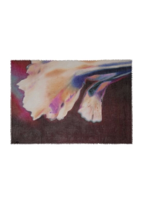 Alexander McQueen Silk-Blend Watercolour Scarf