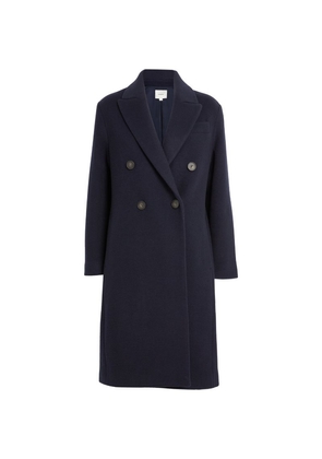 Vince Wool-Blend Double-Breasted Coat