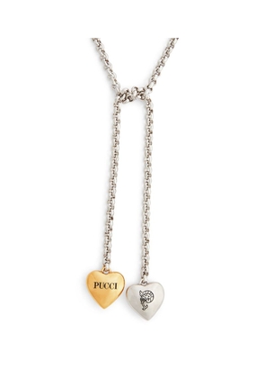 Pucci Heart Charms Necklace
