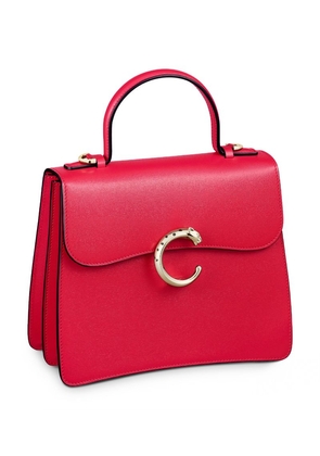 Cartier Calfskin Panthère De Cartier Top-Handle Bag