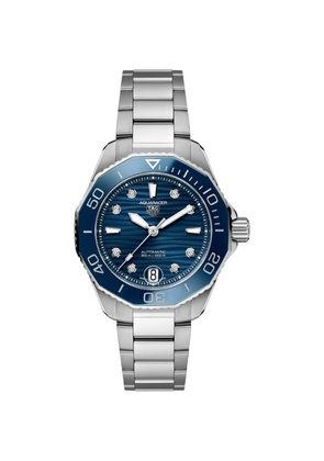 Tag Heuer Stainless Steel And Diamond Aquaracer Watch 36Mm