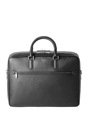 Serapian Leather Double Gusset Briefcase