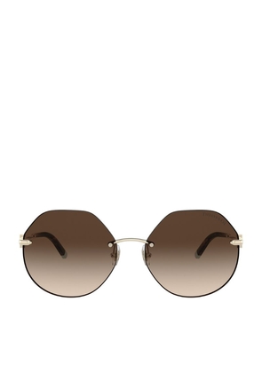 Tiffany & Co. Hexagonal Sunglasses