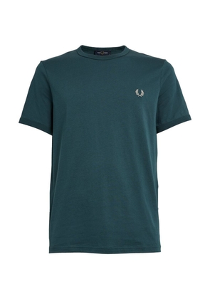 Fred Perry Logo-Embroidered Ringer T-Shirt