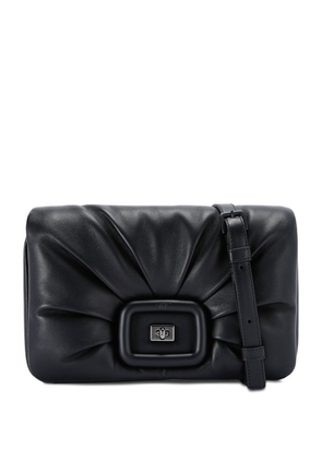 Roger Vivier Leather Viv' Choc Clutch Bag