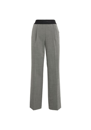 Helmut Lang Wool-Blend Tailored Trousers