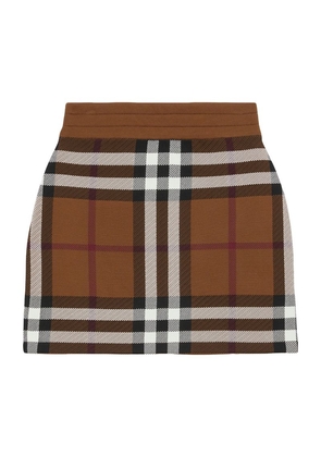 Burberry Check Mini Skirt