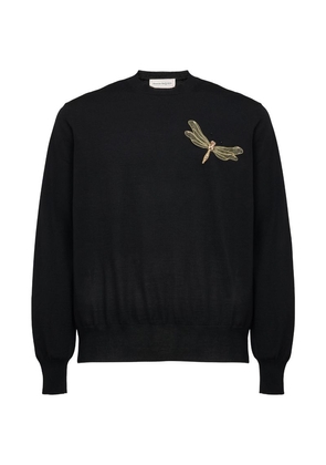 Alexander Mcqueen Dragonfly Appliqué Sweatshirt