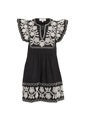 Sea Embroidered Beck Tunic Dress