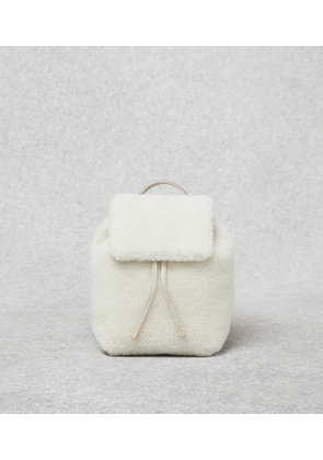 Brunello Cucinelli Virgin Wool-Blend Fleece Backpack