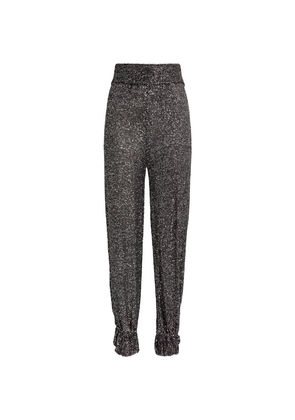Hayley Menzies Sequinned Moonshine Tapered Trousers