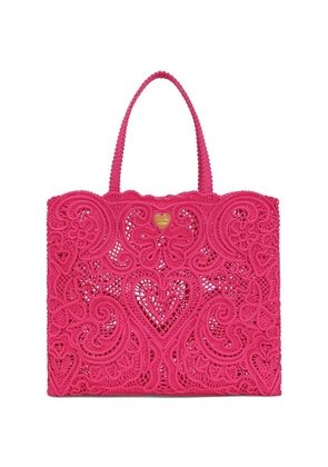 Dolce & Gabbana Large Cordonetto Lace Shopper Bag