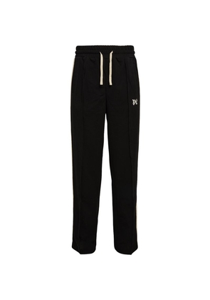 Palm Angels Embroidered-Stripe Sweatpants
