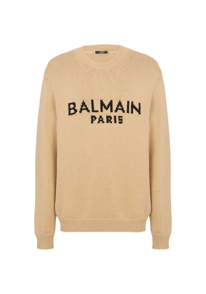 Balmain Wool-Blend Logo Sweater