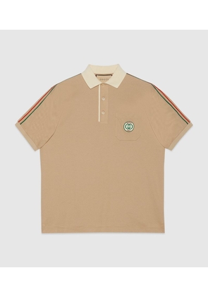 Gucci Cotton Piqué Gg Polo Shirt